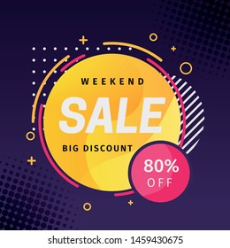 Creative sale banner promotion marketing. Discount banner decoration. Vector promotion business market banner flyer 