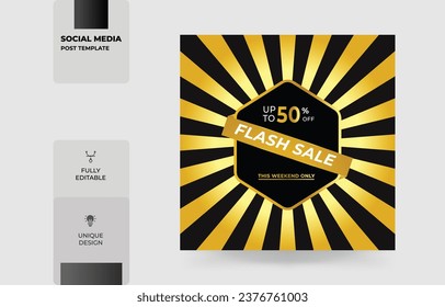 Creative Sale Banner Template Design