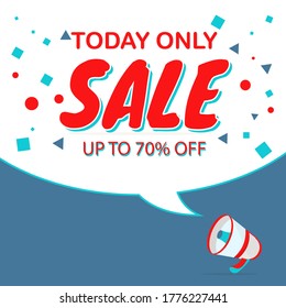 creative sales design, sale up to 70% off.