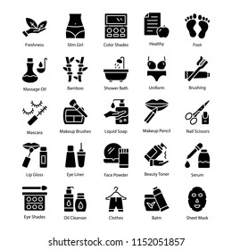 
Creative Salon And Spa Icons 
