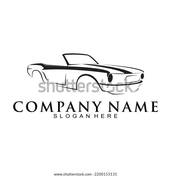 Creative saloon car vector\
logo