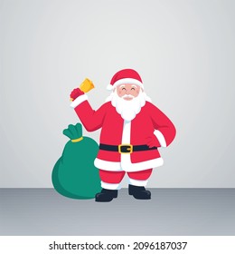Creative Santa Watching and saying you Merry Happy Christmas 