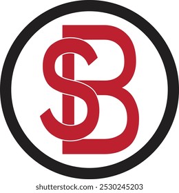 Diseño creativo del logotipo de SB. Plantilla moderna del logotipo de BS. Descarga Libre de regalías de Vectores de logotipo SB simple. Letras BS logo Vectores. BS diseño de icono. REGALÍAS de icono de monograma SB