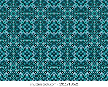 Creative scandinavian vector seamless pattern. Folklore geometric tile. Barbarian ornament. Modern aztec design.