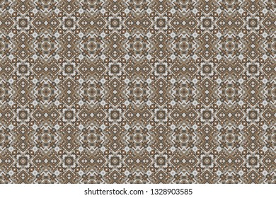 Creative scandinavian vector seamless pattern. Folklore geometric tile. Barbarian ornament. Modern aztec design.