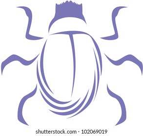 Creative Scarab Illustration