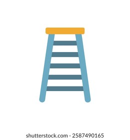 Creative School Ladder Illustration Icon