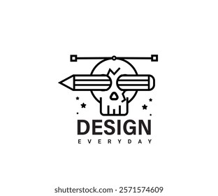 Creative scuall tshirt eps design