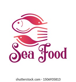 Creative Sea Food Logo Vector