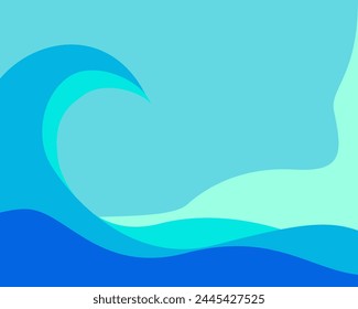 creative sea wave background abstract
