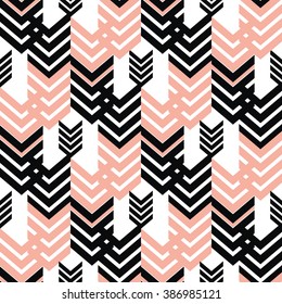 Creative Seamless abstract geometric  hipster background pattern in vector. Hipster Chevron Fashion wallpaper bright colored print design .Pop art rug