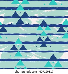 Creative Seamless abstract geometric hipster background pattern