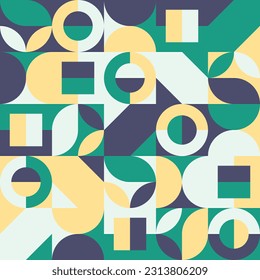 Creative Seamless Geometric Mosaic Resumen Patrón Ornamento Muro Decorativo Hogar Moderno Fondo Vector ilustración . SSTKabstract