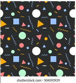 Creative Seamless geometric pattern. Hipster trendy  Abstract background. Vector background. 