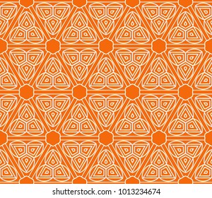 Creative seamless geometric pattern. Modern vector illustration. For template, cover, background
