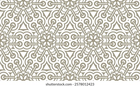 Creative seamless geometric pattern. Modern vector illustration. For template, cover, background