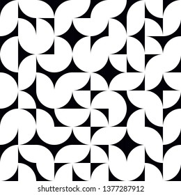 Creative seamless geometrical shape pattern