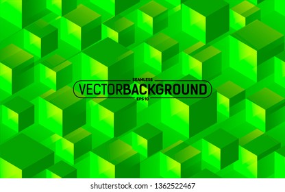 creative seamless green texture background with volume and light