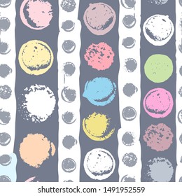 Creative Seamless pastel pattern. Artistic universal background. Hand Drawn textures. Design for fashion, textile, poster, card, invitation, header, cover, placard, brochure, fabric.