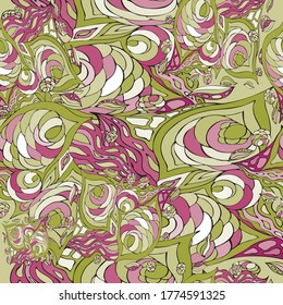 Creative seamless pattern. Abstract artistic universal background. Manual drawing of textures. Design for poster, postcard, invitation, title, cover, posters, brochures, flyers and more