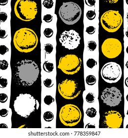 Creative Seamless pattern. Artistic universal background. Hand Drawn textures. Design for poster, card, invitation, header, cover, placard, brochure, fabric.