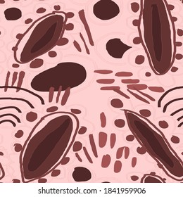 Creative seamless pattern with beautiful bright abstract elements. Colorful texture for any kind of a design. Graphic abstract background. Contemporary art. Trendy modern style.	