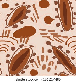 Creative seamless pattern with beautiful bright abstract elements. Colorful texture for any kind of a design. Graphic abstract background. Contemporary art. Trendy modern style.	