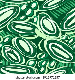 Creative seamless pattern with beautiful bright abstract elements. Colorful texture for any kind of a design. Graphic abstract background. Contemporary art. Trendy modern style.	