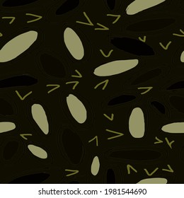 Creative seamless pattern with beautiful bright abstract elements. Colorful texture for any kind of a design. Graphic abstract background. Contemporary art. Trendy modern style.	