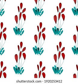 Patrón creativo sin fisuras con el bosque de dibujos animados. Brillante impresión de verano con hojas tropicales. Patrón tropical. Impresión veraniega exótica de la jungla.	