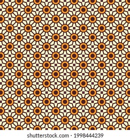 Creative seamless pattern with geometric elements