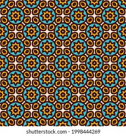 Creative seamless pattern with geometric elements