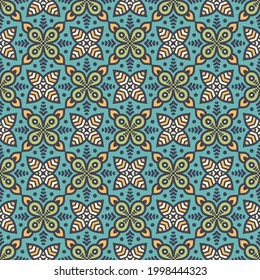 Creative seamless pattern with geometric elements