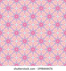 Creative seamless pattern with geometric elements