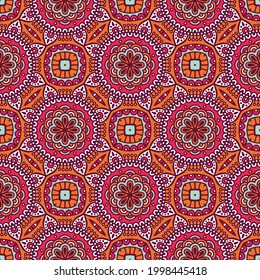 Creative seamless pattern with geometric elements