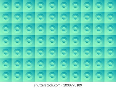 Creative seamless pattern with gradient square tiles. Colorful abstract background. Asymmetric composition of geometric figures. Vector cover for poster, card template, annual report, website, banner.