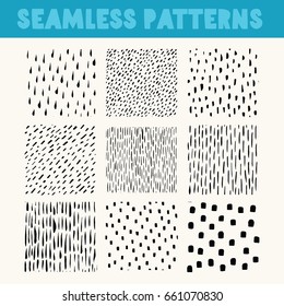 Creative Seamless Pattern. Hand Crafted texture ready for your greeting cards, covers or even posters. Suits everywhere where discreet decorative background needed. 