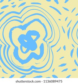 Creative seamless pattern. Textures made with ink. Hand-drawn for your designs: posters, invitations, cards, etc. Vector.