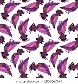Creative seamless pattern with tropical birds, parrots, leaves and flowers. Trendy texture with hand drawn exotic plants. Swimwear botanical design. Jungle exotic summer print.	
