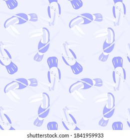 Creative seamless pattern with tropical birds, parrots, leaves and flowers. Trendy texture with hand drawn exotic plants. Swimwear botanical design. Jungle exotic summer print.	