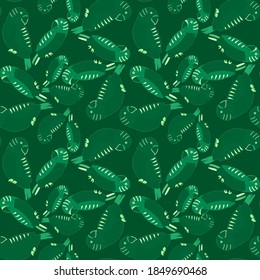 Patrón creativo sin fisuras con aves tropicales, loros, hojas y flores. Textura de moda con plantas exóticas dibujadas a mano. Diseño botánico de bañador. Impresión veraniega exótica de la jungla.	