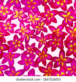 Patrón creativo sin fisuras con hojas tropicales. Patrón de moda con plantas exóticas dibujadas a mano. Diseño botánico de bañador. Impresión veraniega exótica de la jungla.	