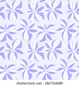 Kreatives, nahtloses Muster mit tropischen Blättern. Trendmuster mit handgezeichneten exotischen Pflanzen. Swimwear botanisches Design. Dschungle exotische Sommerkurse.	