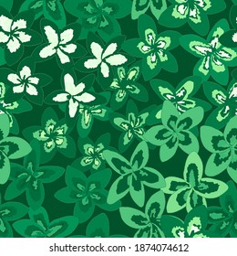 Patrón creativo sin fisuras con hojas tropicales. Patrón de moda con plantas exóticas dibujadas a mano. Diseño botánico de bañador. Impresión veraniega exótica de la jungla.	