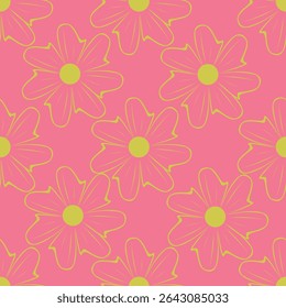 Padrão sem emenda criativo com folhas tropicais. Textura estirada à mão na moda. 
