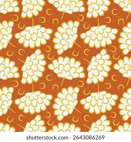 Padrão sem emenda criativo com folhas tropicais. Textura estirada à mão na moda. 
