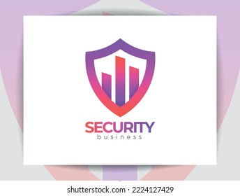 Creative Security Business Agency Logo Template, Unique Modern Digital Concept, Hi-Quality Design Concept With Gradient Color, Creative Digital Abstract Security Business, And logo Concept Design.