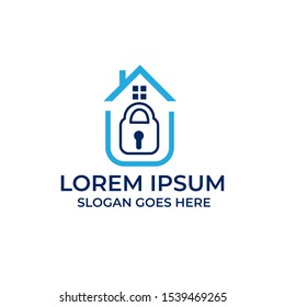 Creative security system logo design template vector eps for property/Real Estate security company, business Or industry purpose ready to use