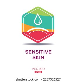 Creative (Sensitive skin) Icon, Vector sign.