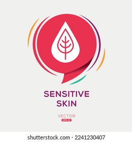 Creative (Sensitive skin) Icon, Vector sign.